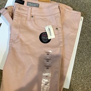 Aeropostale high wasted jegging size 6R nwt pink